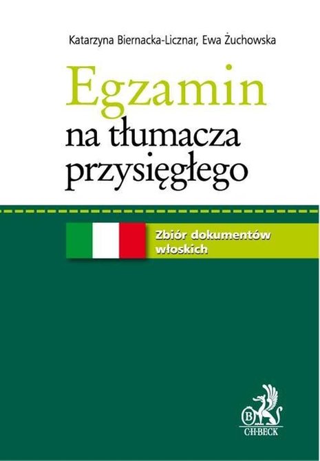 ebooki: Egzamin na tłumacza przysięgłego. Zbi&oacute;r dokument&oacute;w włoskich &ndash; ebook