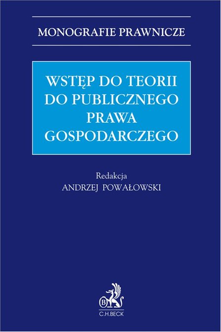 ebooki: Wstęp do teorii do publicznego prawa gospodarczego &ndash; ebook