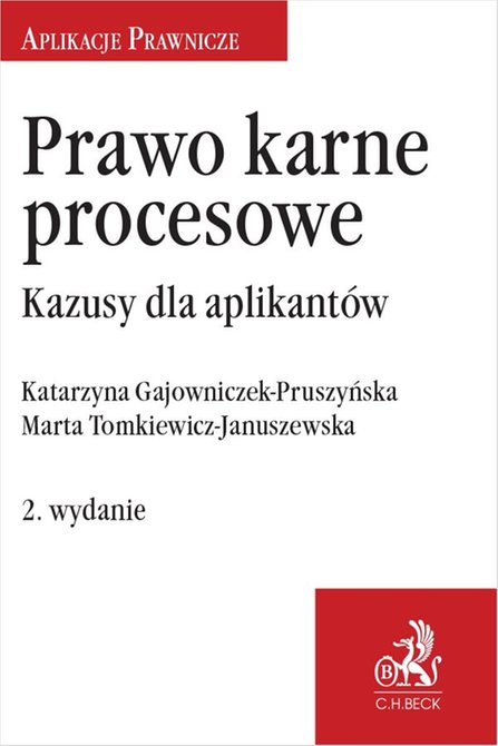 ebooki: Prawo karne procesowe. Kazusy dla aplikant&oacute;w &ndash; ebook