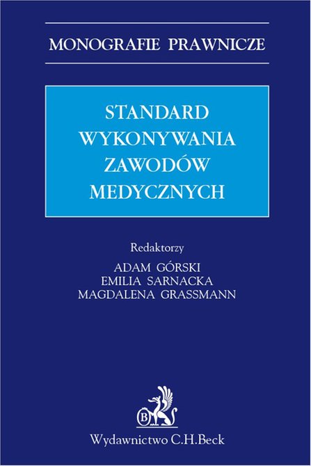 ebooki: Standard wykonywania zawod&oacute;w medycznych &ndash; ebook
