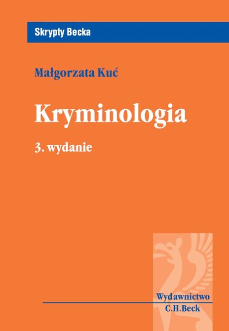 ebooki: Kryminologia. Wydanie 3 &ndash; ebook