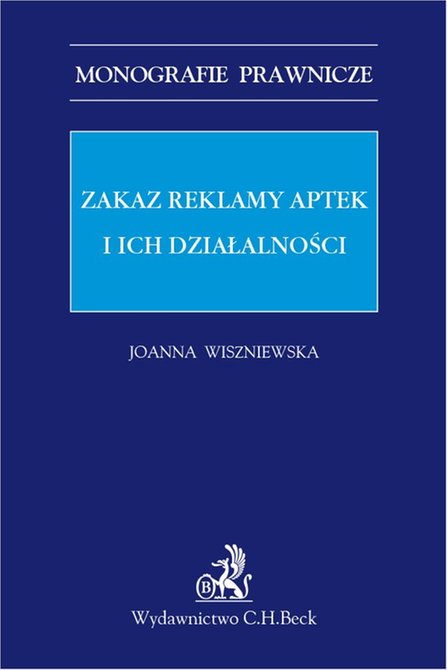 ebooki: Zakaz reklamy aptek i ich działalności – ebook