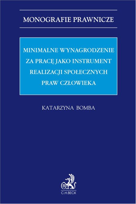 ebooki: Minimalne wynagrodzenie za pracę jako instrument realizacji społecznych praw człowieka &ndash; ebook
