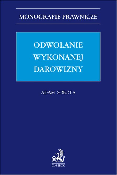 ebooki: Odwołanie wykonanej darowizny &ndash; ebook