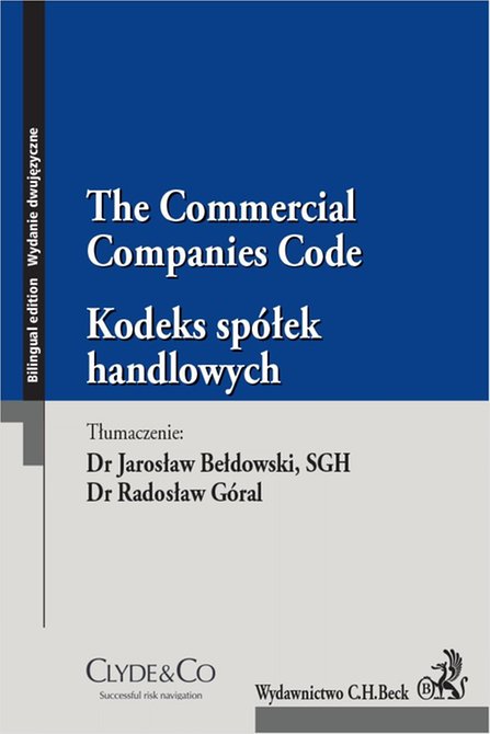 ebooki: Kodeks spółek handlowych. The Commercial Companies Code – ebook