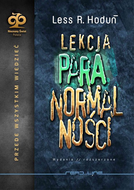 ebooki: Lekcja Paranormalności. Przede wszystkim wiedzieć &ndash; ebook
