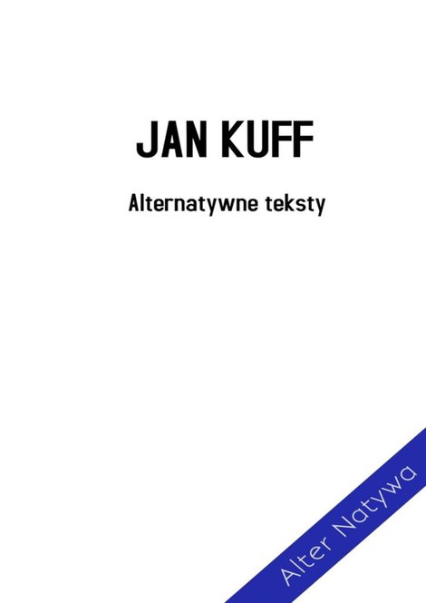 ebooki: Alter Natywa – ebook