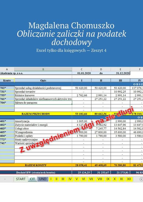 ebooki: Obliczanie zaliczki na podatek dochodowy – ebook