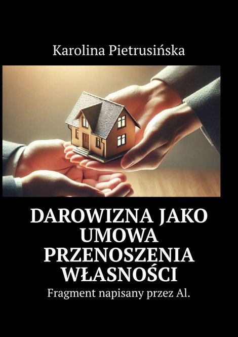 ebooki: Darowizna jako umowa przenoszenia własności &ndash; ebook