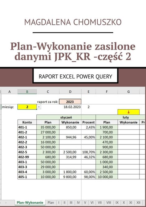 ebooki: Plan. Wykonanie zasilone danymi JPK_KR. Część 2 &ndash; ebook