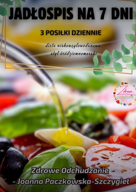 ebooki: Jadłospis na 7 dni – ebook