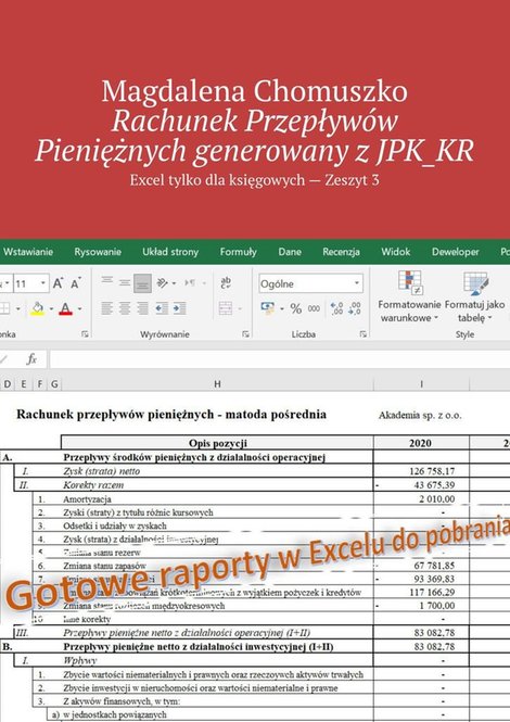 ebooki: Rachunek Przepływów Pieniężnych generowany z JPK_KR – ebook