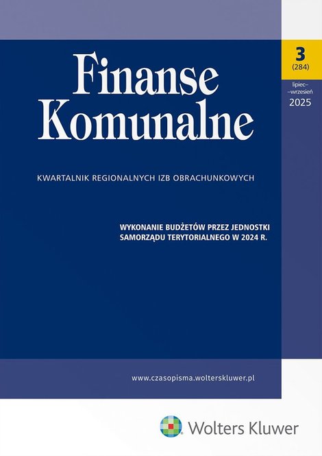 ebooki: Finanse Komunalne. Nr 3/2025 – ebook
