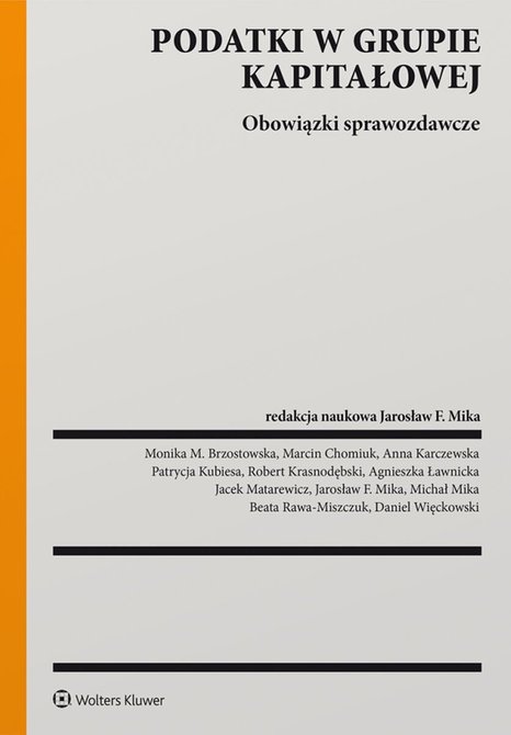 ebooki: Podatki w grupie kapitałowej. Obowiązki sprawozdawcze &ndash; ebook
