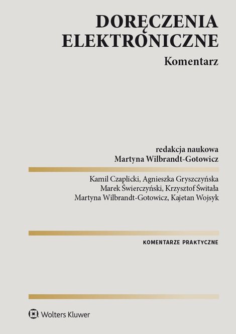 ebooki: Doręczenia elektroniczne. Komentarz &ndash; ebook