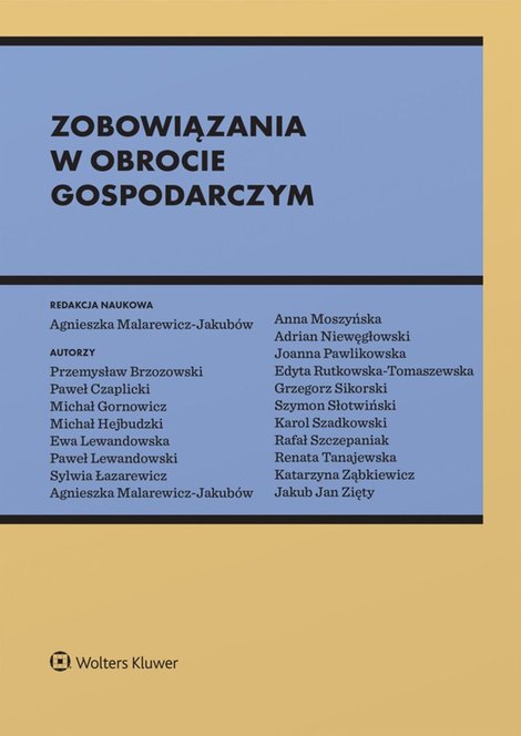 ebooki: Zobowiązania w obrocie gospodarczym &ndash; ebook
