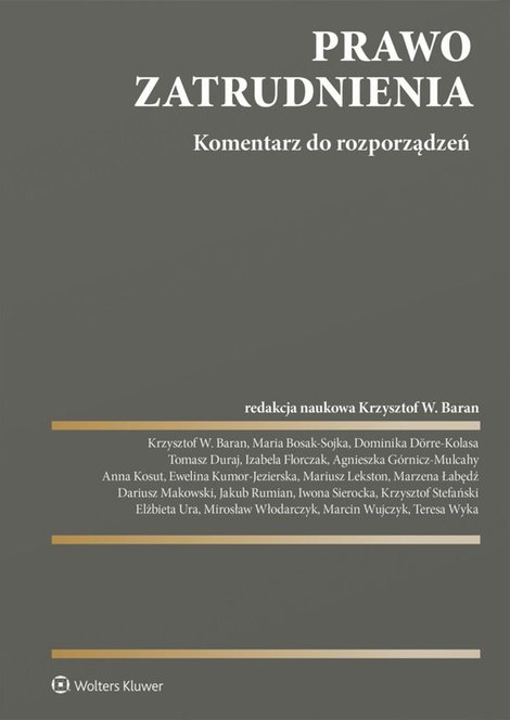 ebooki: Prawo zatrudnienia. Komentarz do rozporządzeń &ndash; ebook
