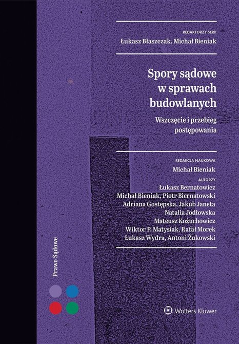 ebooki: Spory sądowe w sprawach budowlanych. Wszczęcie i przebieg postępowania &ndash; ebook
