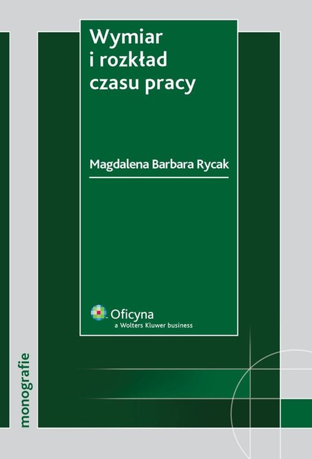 ebooki: Wymiar i rozkład czasu pracy &ndash; ebook