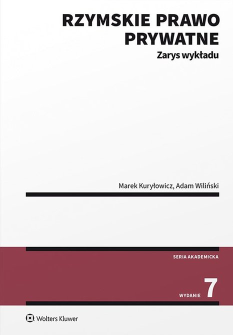 ebooki: Rzymskie prawo prywatne. Zarys wykładu &ndash; ebook