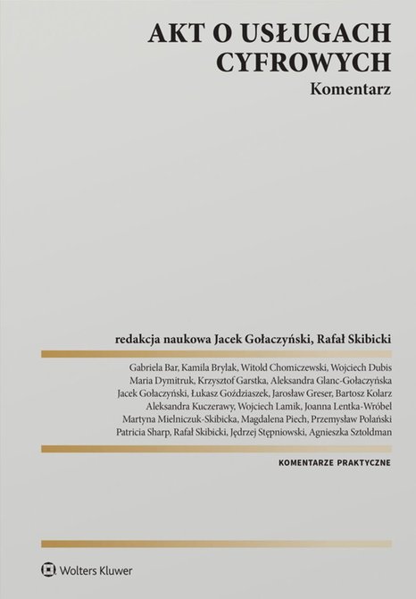 ebooki: Akt o usługach cyfrowych. Komentarz &ndash; ebook