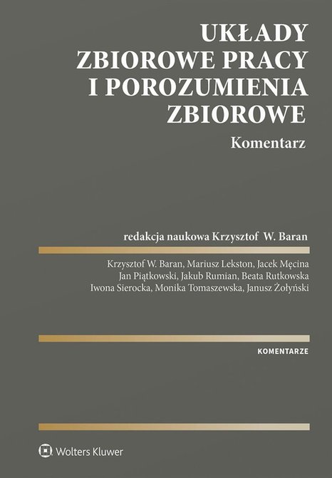 ebooki: Układy zbiorowe pracy i porozumienia zbiorowe. Komentarz &ndash; ebook