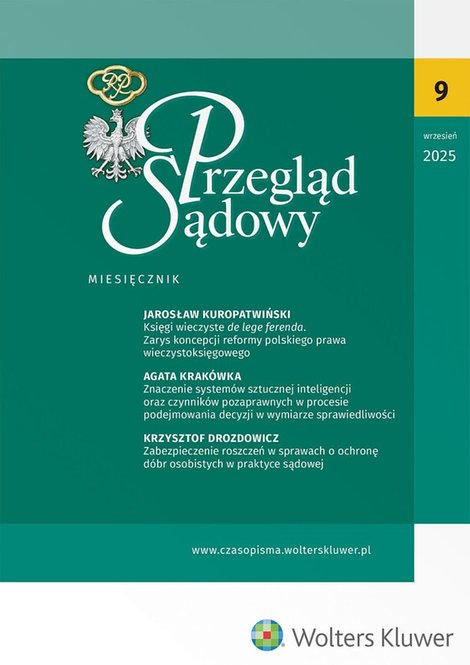 ebooki: Przegląd Sądowy - Nr 9/2025 – ebook