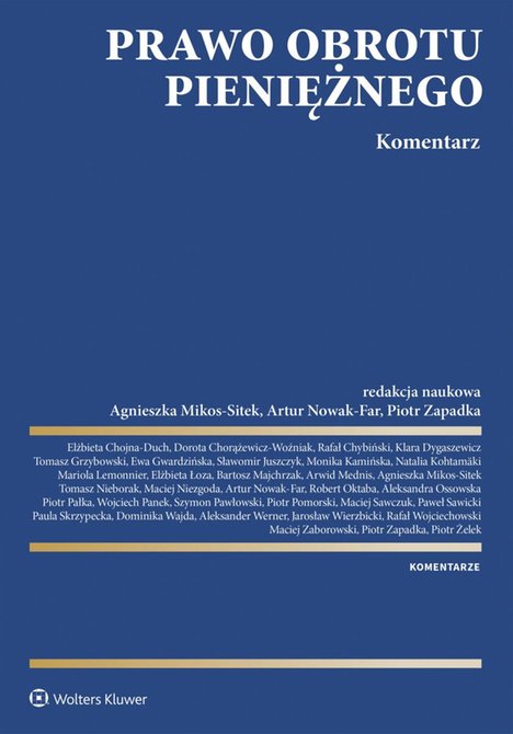 ebooki: Prawo obrotu pieniężnego. Komentarz &ndash; ebook