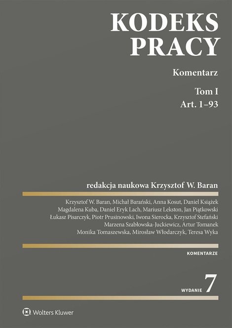 ebooki: Kodeks pracy. Komentarz. Tom 1. Tom 2 &ndash; ebook