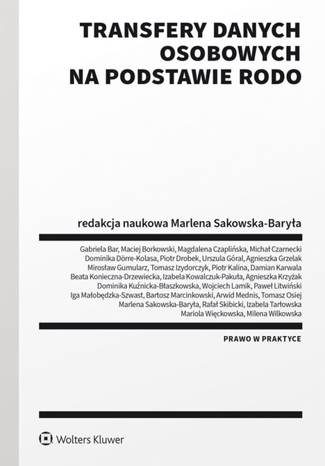 ebooki: Transfery danych osobowych na podstawie RODO &ndash; ebook