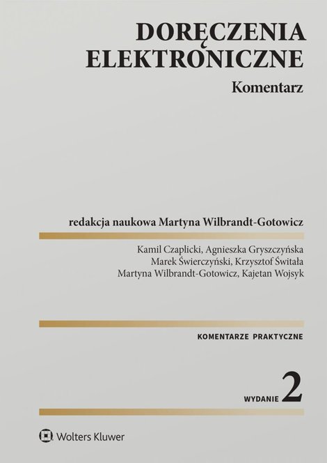 ebooki: Doręczenia elektroniczne. Komentarz &ndash; ebook