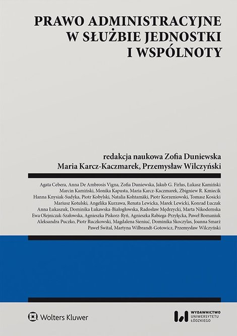 ebooki: Prawo administracyjne w służbie jednostki i wsp&oacute;lnoty &ndash; ebook