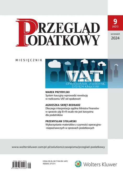 ebooki: Przegląd Podatkowy. Nr 9/2024 &ndash; ebook