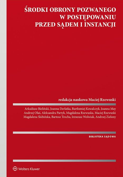 ebooki: Środki obrony pozwanego w postępowaniu przed sądem I instancji &ndash; ebook