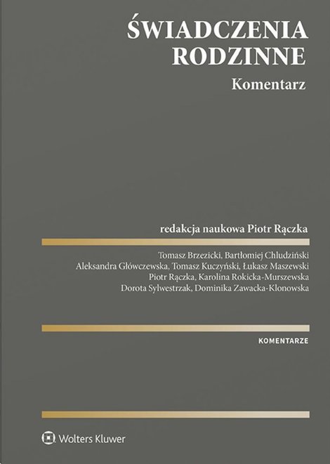 ebooki: Świadczenia rodzinne. Komentarz &ndash; ebook
