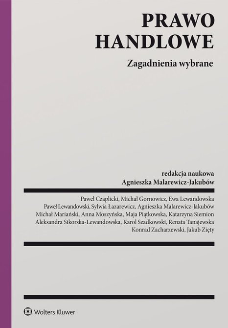 ebooki: Prawo handlowe. Zagadnienia wybrane – ebook