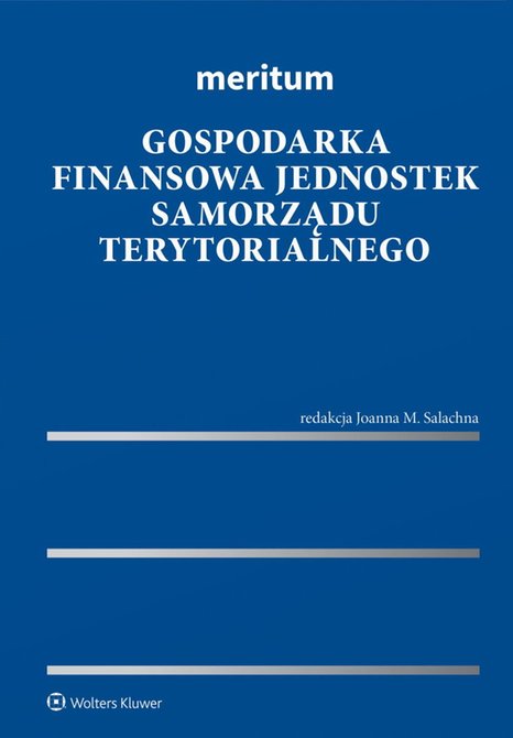 ebooki: Meritum. Gospodarka finansowa jednostek samorządu terytorialnego &ndash; ebook