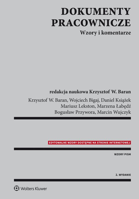 ebooki: Dokumenty pracownicze. Wzory i komentarze &ndash; ebook