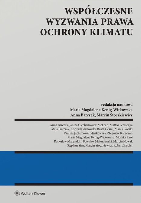 ebooki: Wsp&oacute;łczesne wyzwania prawa ochrony klimatu &ndash; ebook
