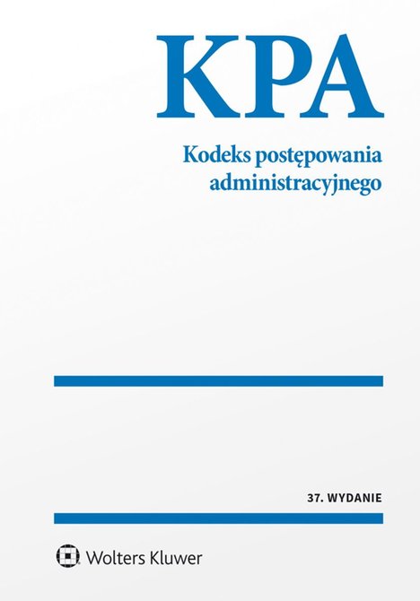 ebooki: Kodeks postępowania administracyjnego. Przepisy &ndash; ebook