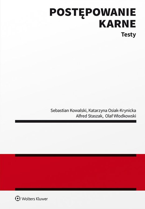 ebooki: Postępowanie karne. Testy &ndash; ebook