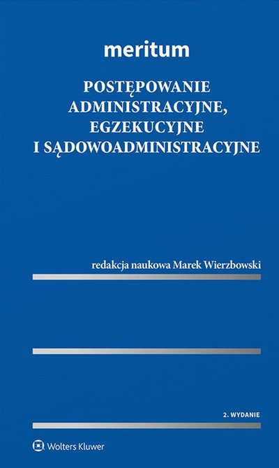 ebooki: Meritum. Postępowanie administracyjne, egzekucyjne i sądowoadministracyjne &ndash; ebook