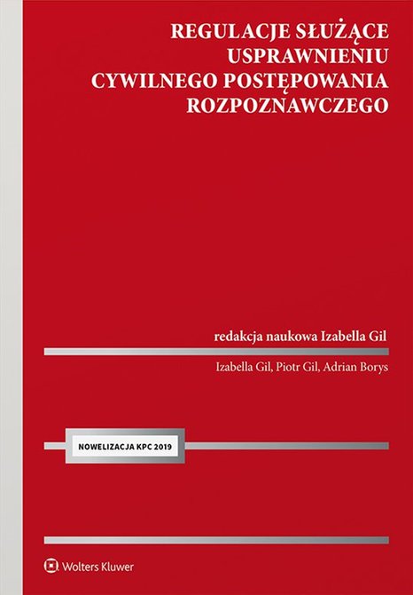 ebooki: Regulacje służące usprawnieniu cywilnego postępowania rozpoznawczego &ndash; ebook