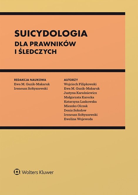 ebooki: Suicydologia dla prawnik&oacute;w i śledczych &ndash; ebook