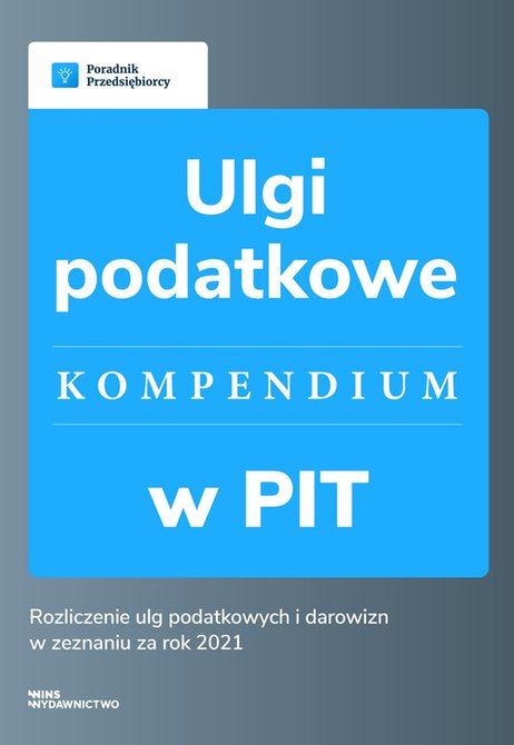 ebooki: Ulgi podatkowe w PIT. Kompendium &ndash; ebook