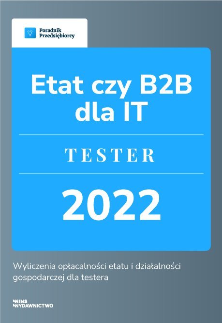 ebooki: Etat czy B2B w IT. Tester &ndash; ebook