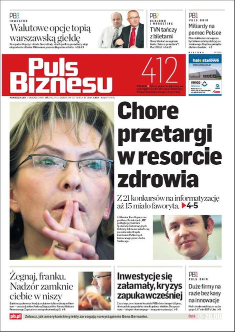 e-prasa: Puls Biznesu &ndash; e-wydanie &ndash; nr 234 (2008-12-01)