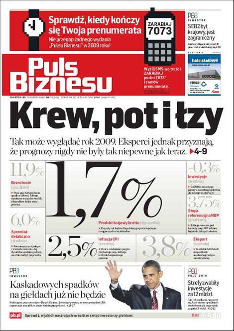 e-prasa: Puls Biznesu &ndash; e-wydanie &ndash; nr 252 (2008-12-29)
