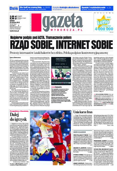e-prasa: Gazeta Wyborcza - Ł&oacute;dź &ndash; e-wydanie &ndash; 19/2012