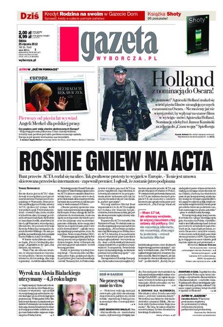e-prasa: Gazeta Wyborcza - Ł&oacute;dź &ndash; e-wydanie &ndash; 20/2012